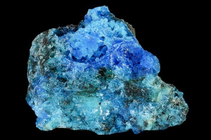 Vibrant Blue, Botryoidal Gibbsite - China #147664